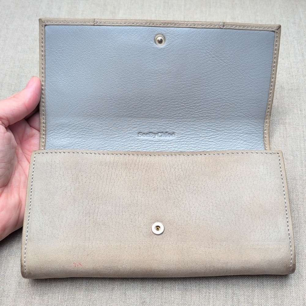 See By Chloe Gray Beige Wallet - Picture 5 of 11